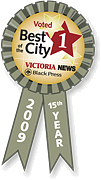 Victoria News - Number 1 Ribbon - Best Dentist